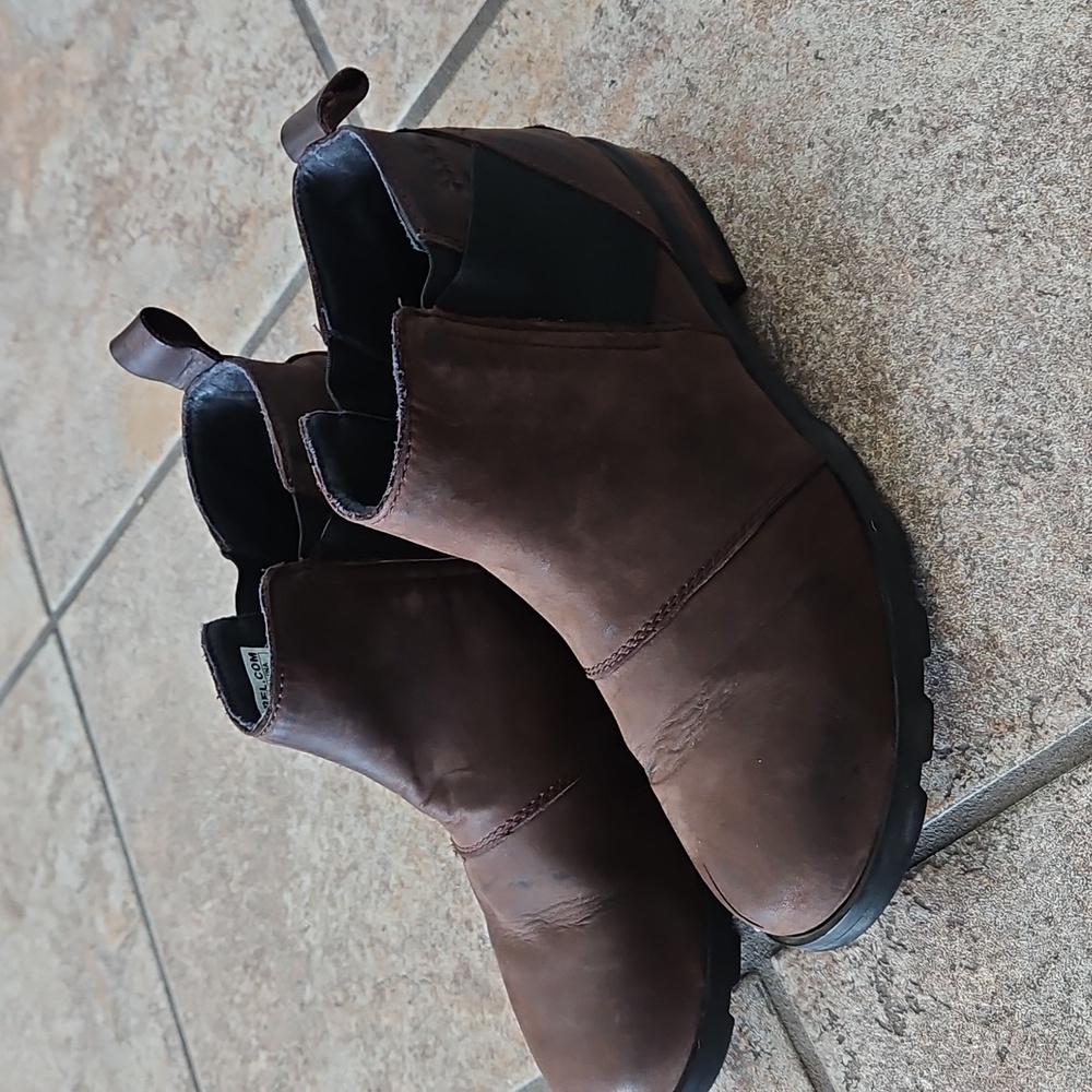 Sorel Waterproof Leather Booties Size 8 For Women - Picture 3 of 9